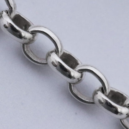 CHROME HEARTS NECK CHAIN Silver Roll Chain Necklace