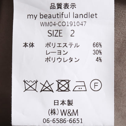 MY BEAUTIFUL LANDLET 19SS Spring Coat Brown Size 2