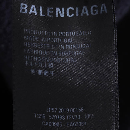 BALENCIAGA Back Logo Hoodie Black Size S