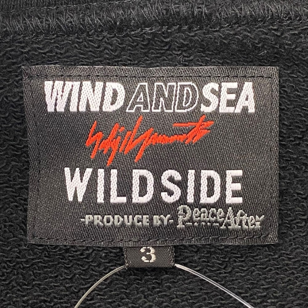 WILDSIDE YOHJI YAMAMOTO x WIND AND SEA Hoodie Black Size 3