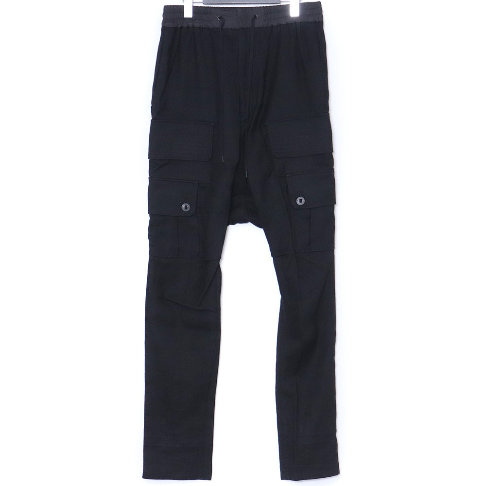 DEVOA Cargo Drop Crotch Pants Black Size 3