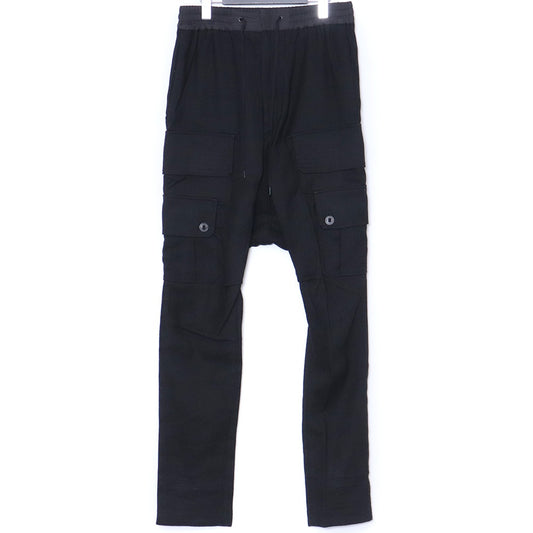 DEVOA Cargo Drop Crotch Pants Black Size 3