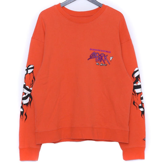 CHROME HEARTS Matty Boy Sadistic Sweatshirt Orange Size L