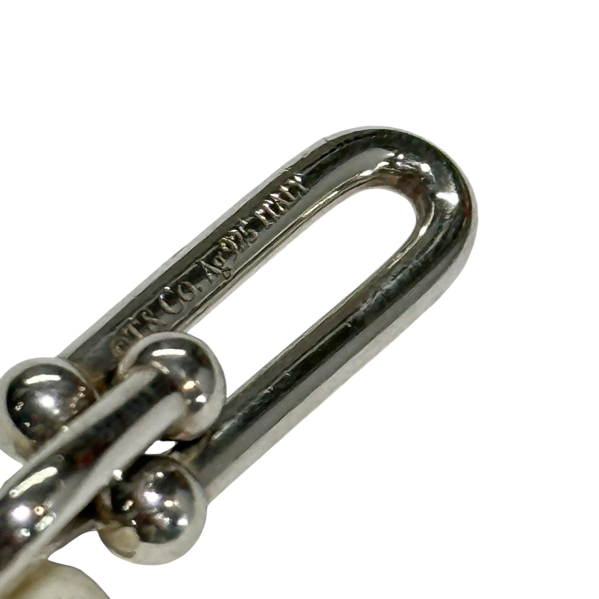 TIFFANY & CO. Hardware Link Silver Necklace
