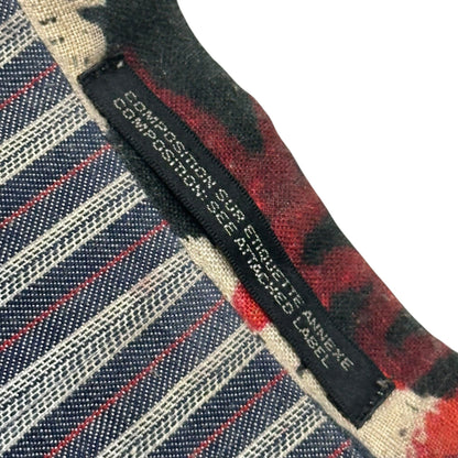 YOHJI YAMAMOTO POUR HOMME 18SS Collage Linen Jacket Size 2