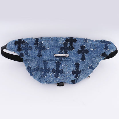 CHROME HEARTS #1 Snatch Pack Denim Cross Bag Indigo Size #1