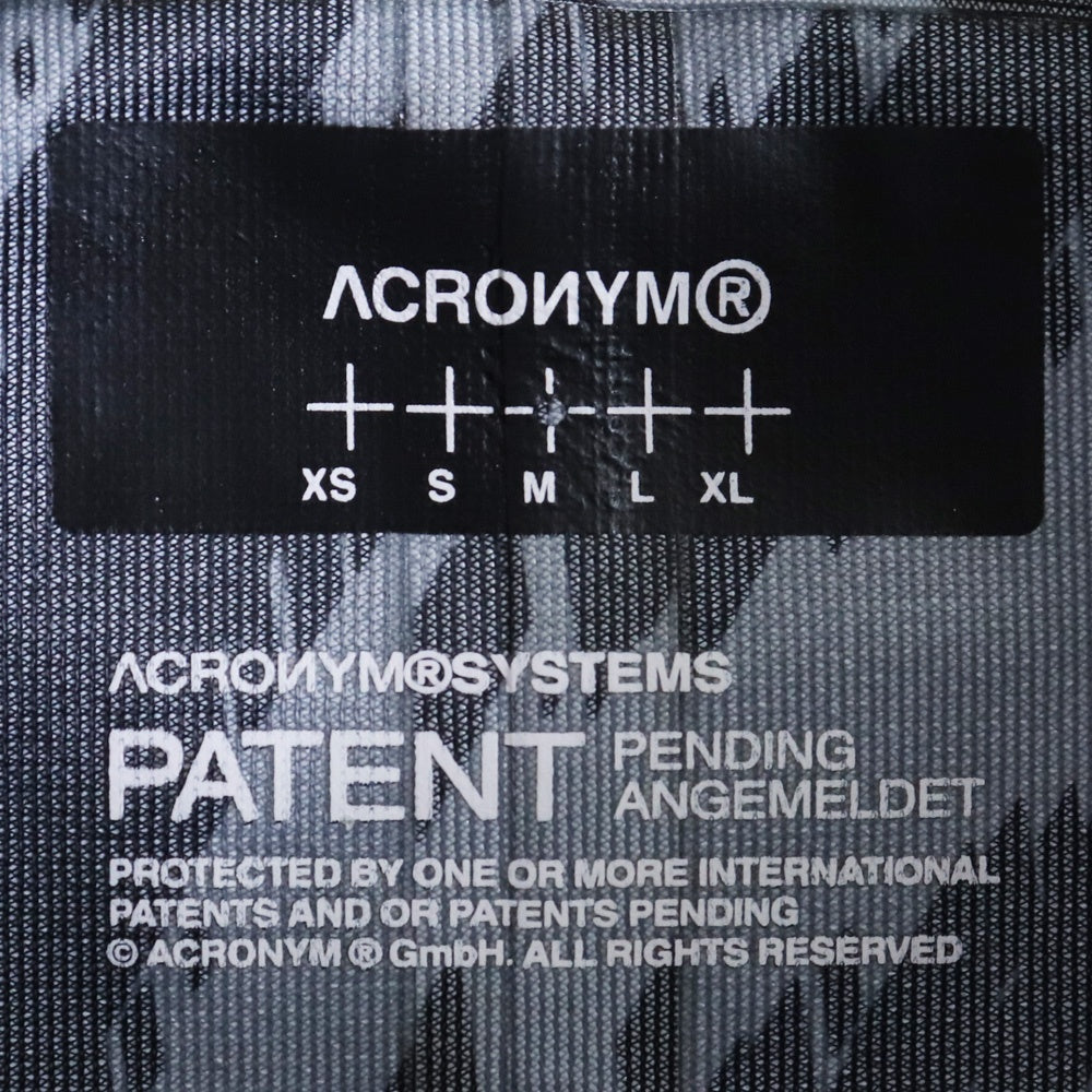 ACRONYM 24AW 3L Rider Jacket Black Size M
