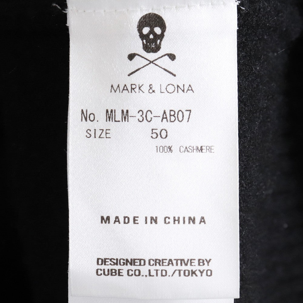 MARK&LONA Deuce Cashmere Cardigan Black Size 50