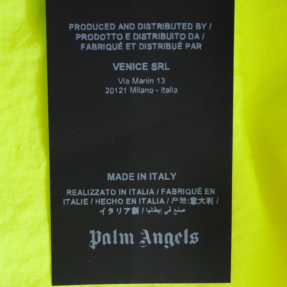 PALM ANGELS Loose Fit Armline Track Jacket Yellow Size M