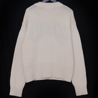 MARNI Shetland Wool Nylon Crewneck Sweater White Size 46