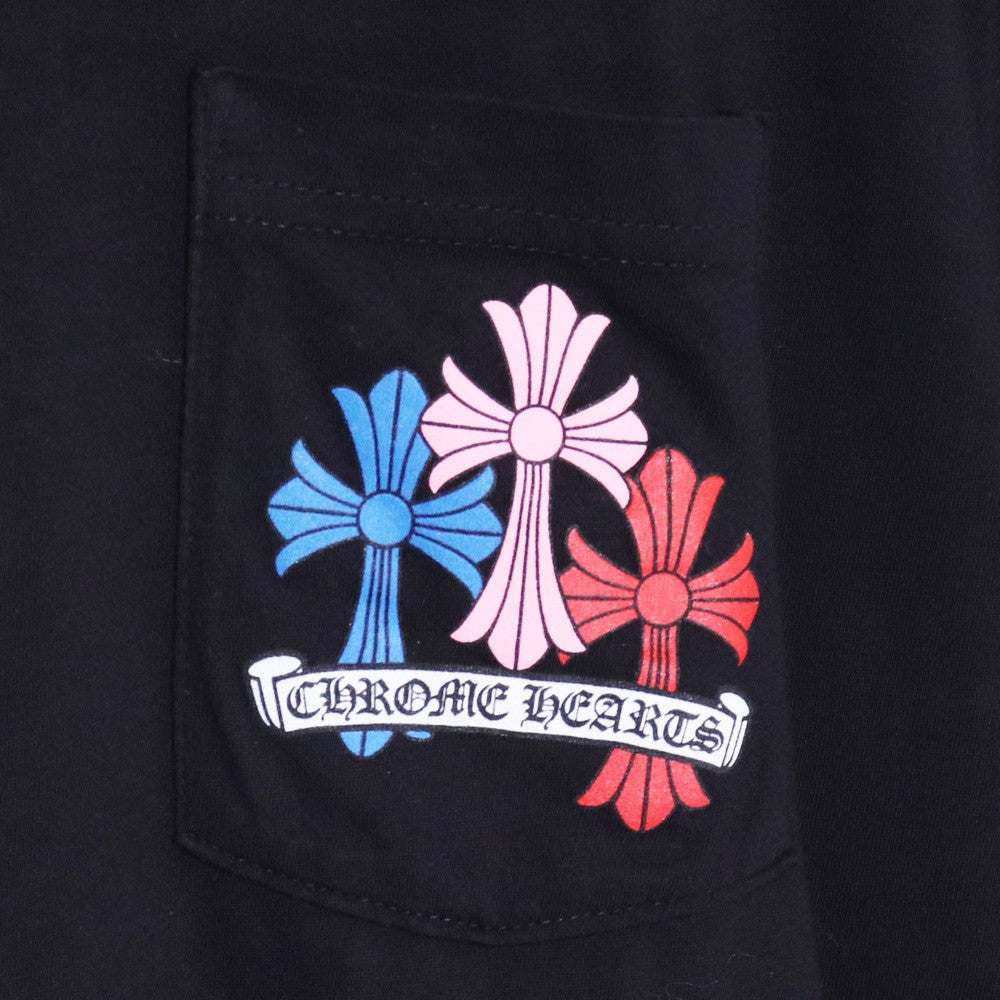 CHROME HEARTS Multi-Color Cemetery T-Shirt Black Size XL