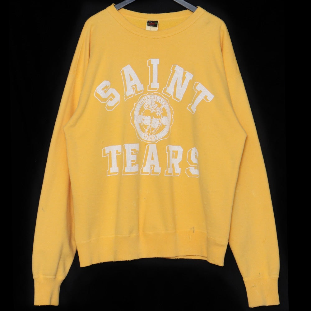 SAINT MICHAEL x DENIM TEARS Sweatshirt Yellow Size XL