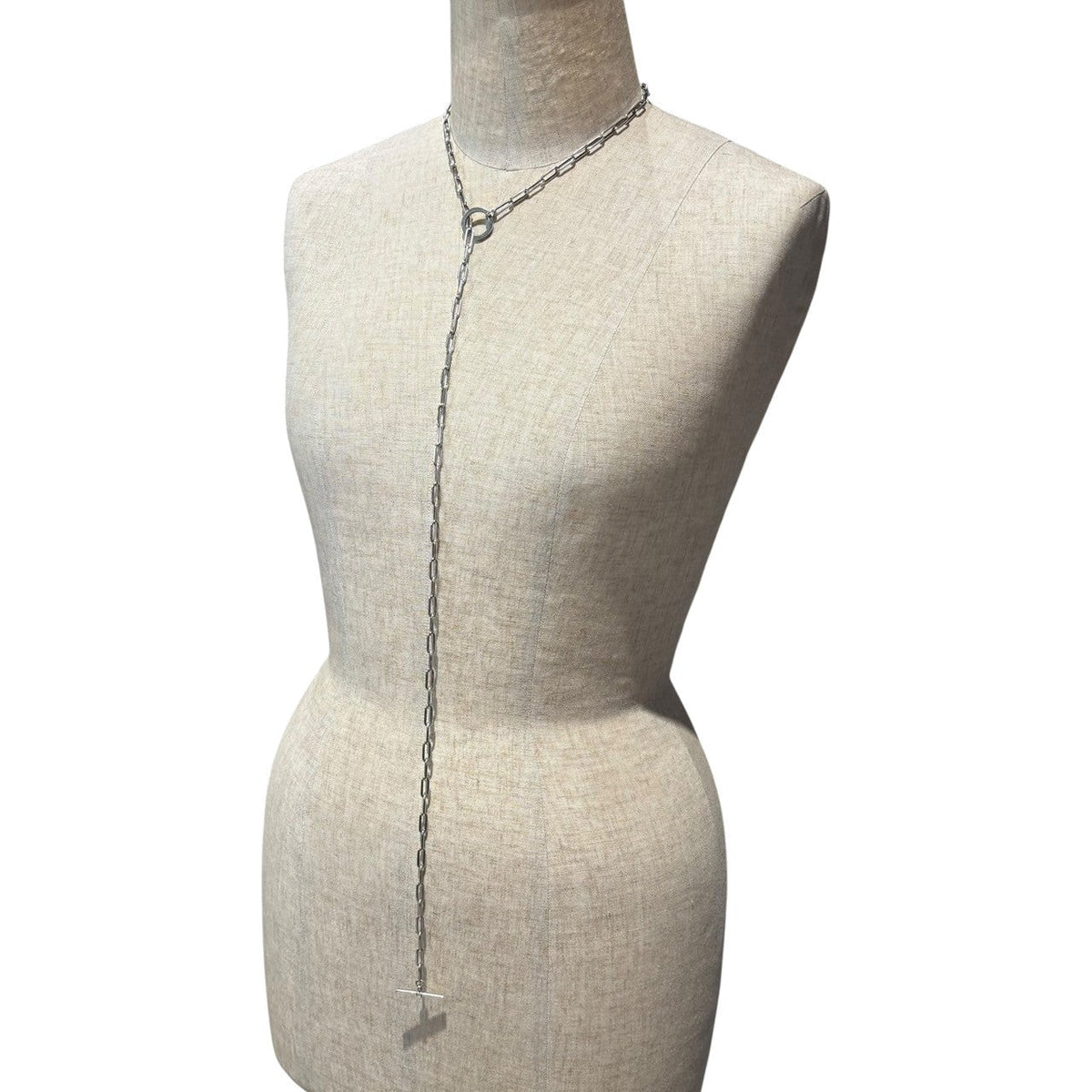 HERMES Chaine d'Ancre Game Chain Necklace Silver