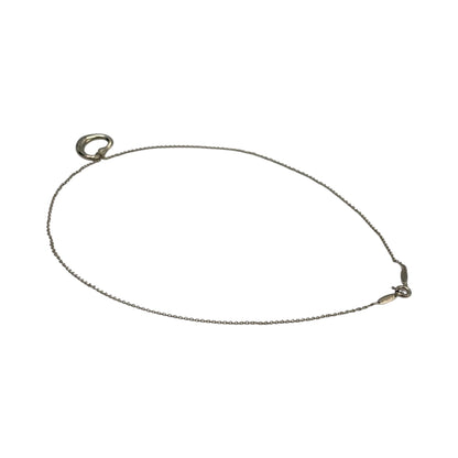 TIFFANY & CO. Elsa Peretti Open Heart Necklace Silver