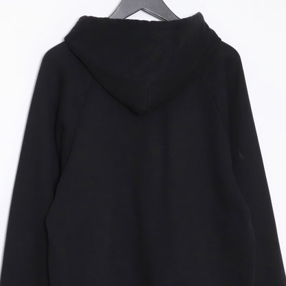 Balenciaga BB Logo Black Pullover Hoodie Size M