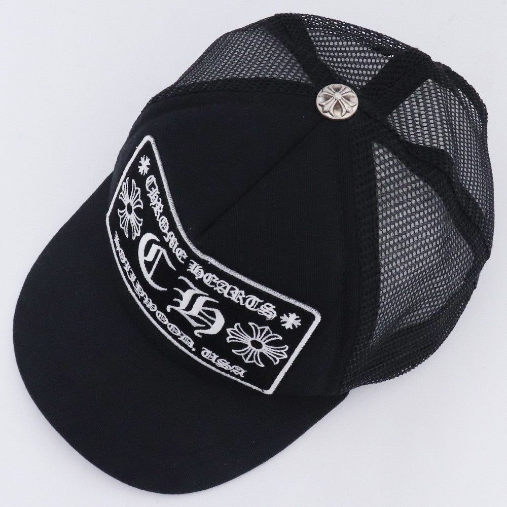 CHROME HEARTS Kids Trucker Cap Black Size ONE SIZE