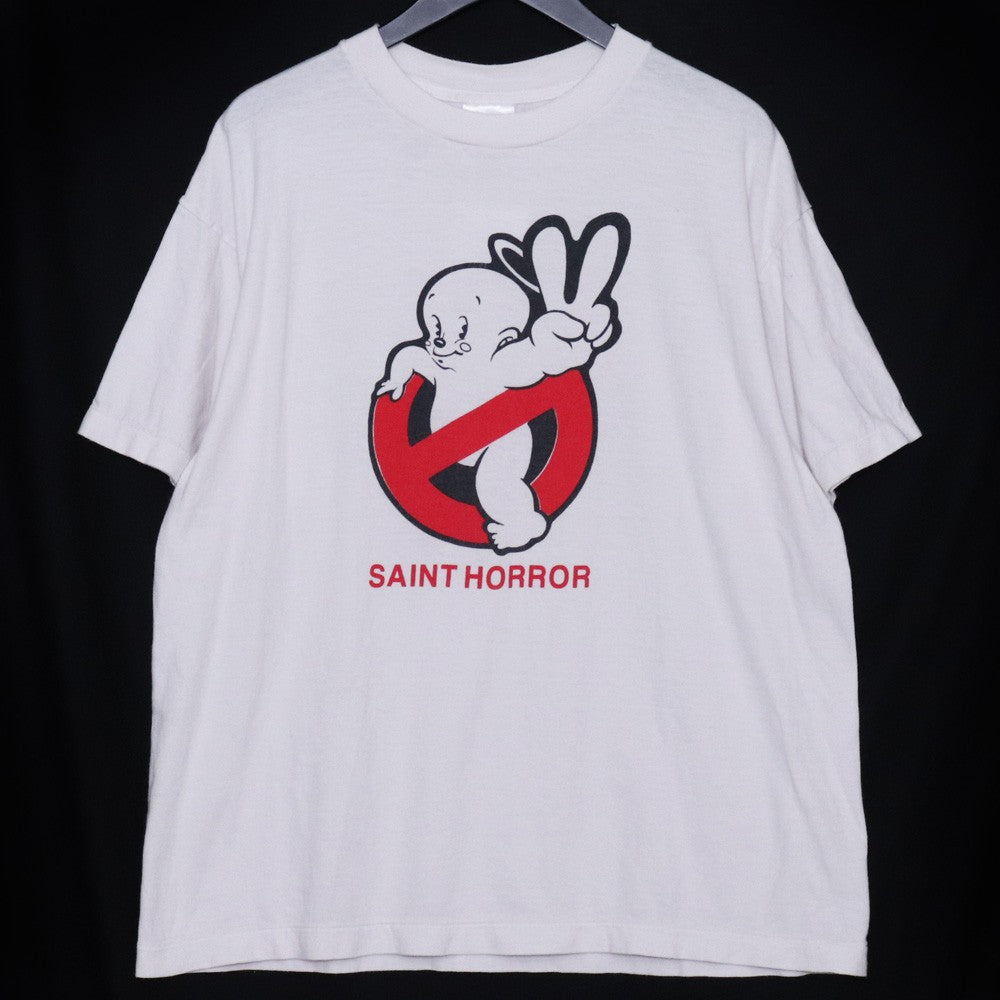 SAINT MICHAEL 26SS SAINT HORROR T-Shirt White Size M