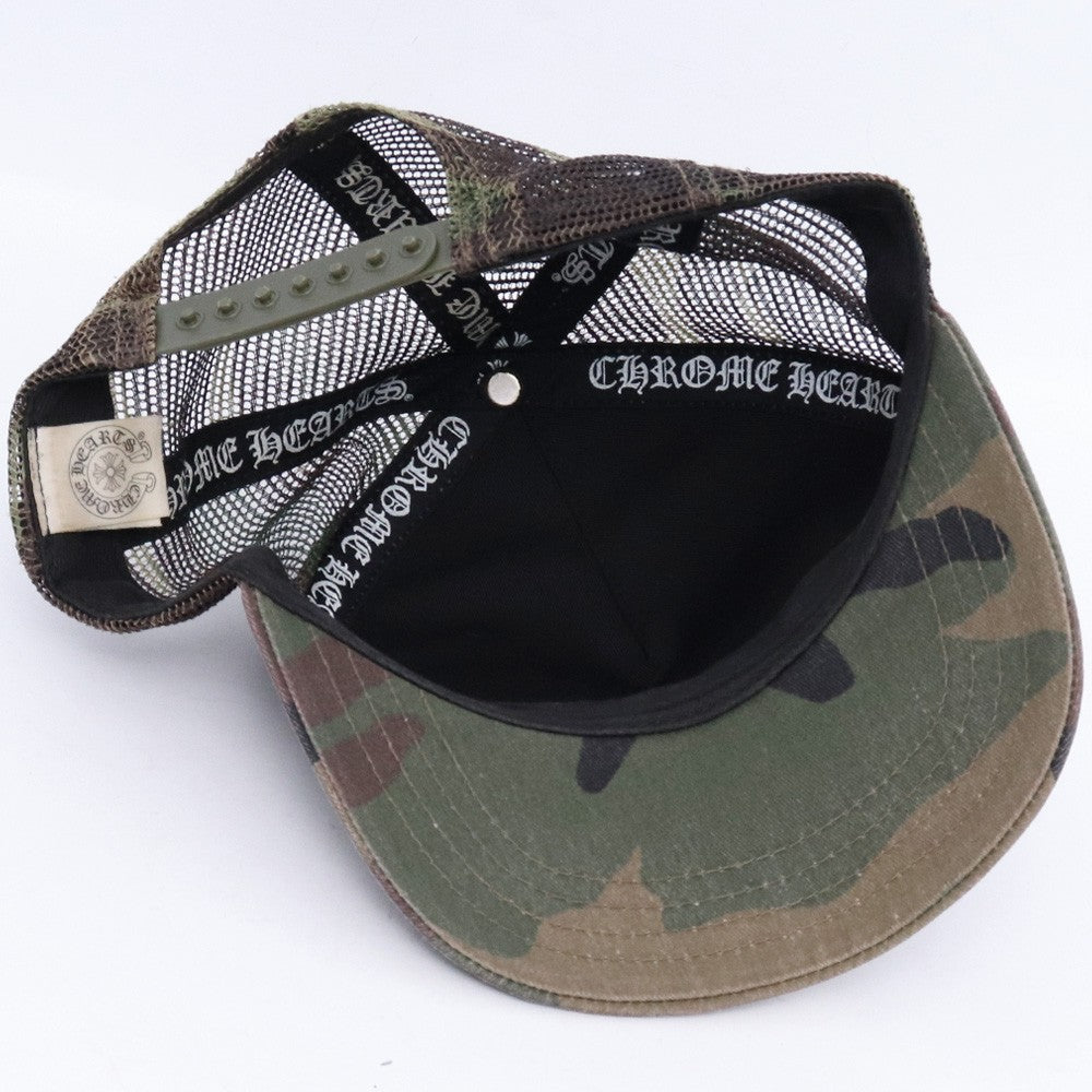 CHROME HEARTS Fuck Camo Trucker Cap Size F
