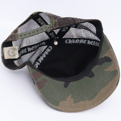 CHROME HEARTS Fuck Camo Trucker Cap Size F