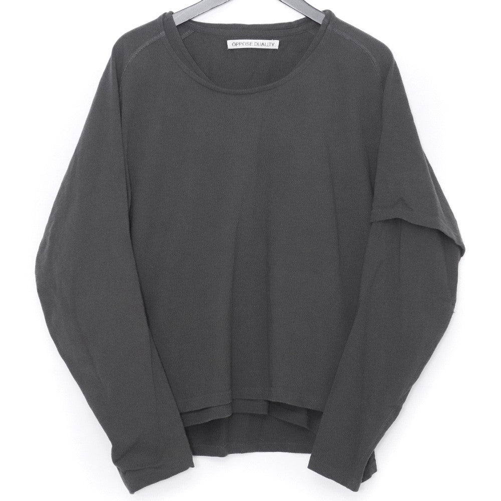 OPPOSE DUALITY 26SS Gray One Side Sleeve T-Shirt Size 48