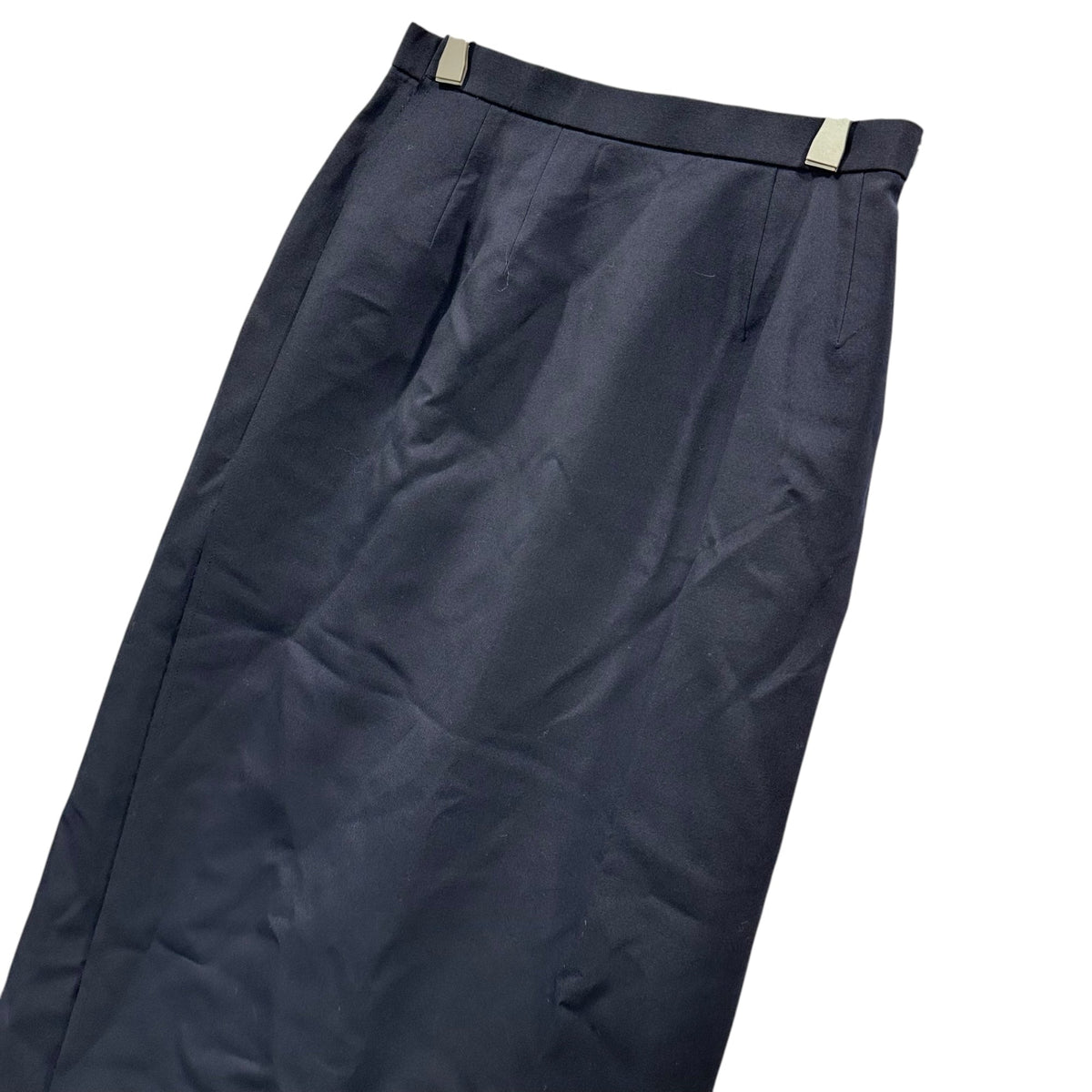 COMME des GARCONS 98AW Bonded Wool Long Wrap Skirt Size S