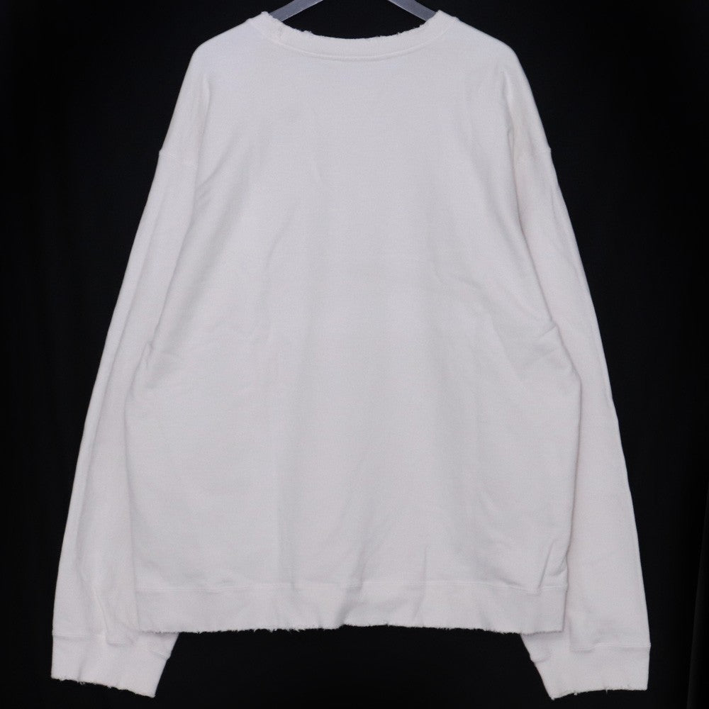 ANCELLM Aging Over Sweatshirt Ivory Size 2