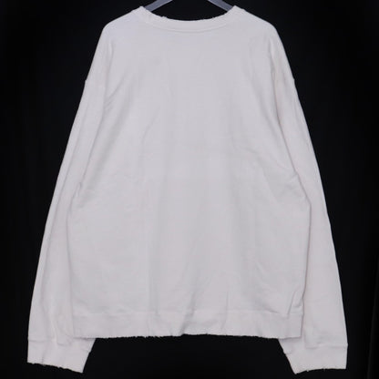 ANCELLM Aging Over Sweatshirt Ivory Size 2