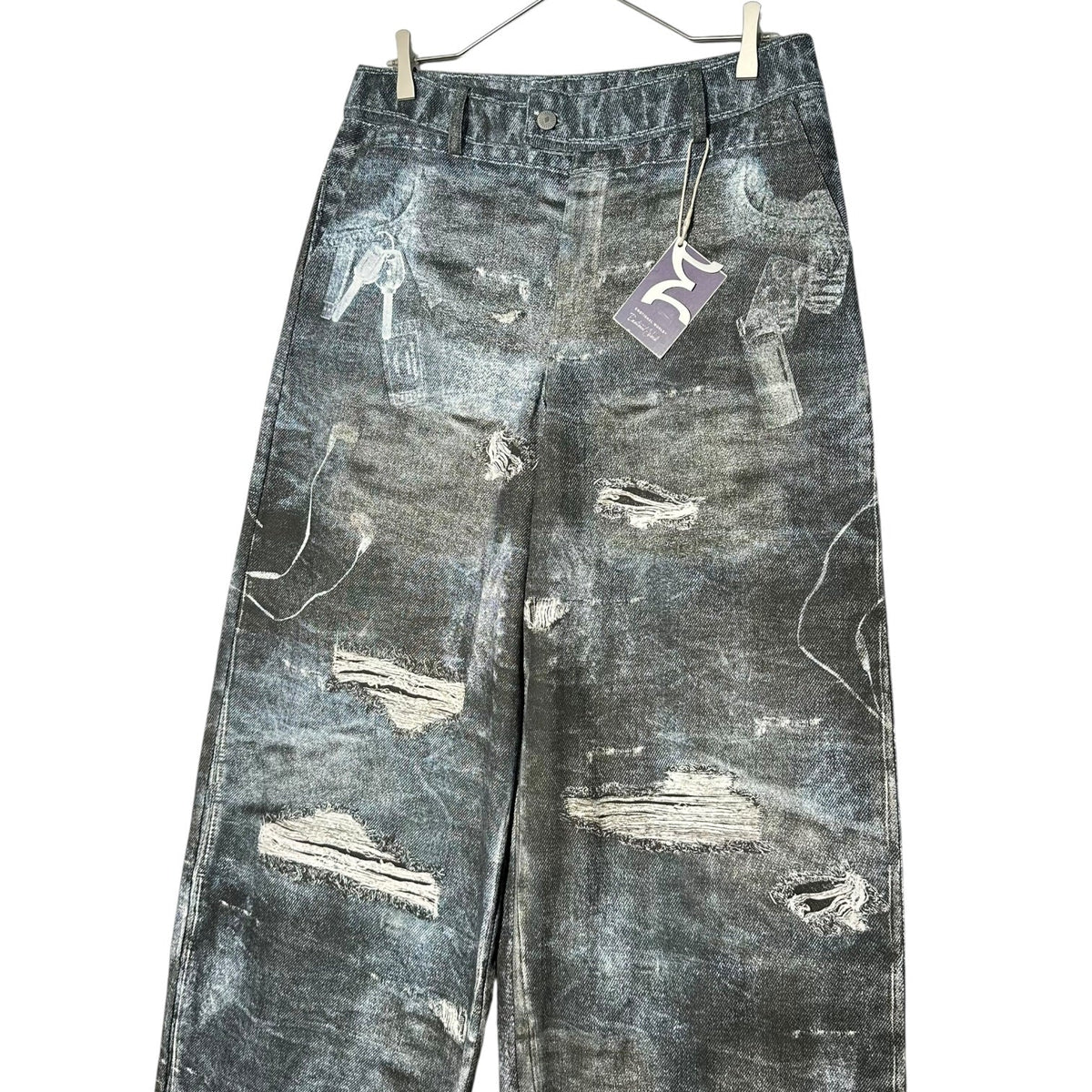 EMOTIONAL WORLD X-Ray Scanned Print Jeans Size 4