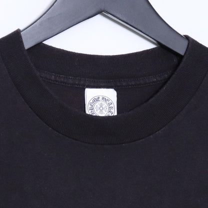 CHROME HEARTS Old CH Plus Red Horseshoe T-Shirt Black Size M