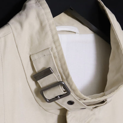 JIL SANDER 02SS Belted Moto Blouson Beige Size 54