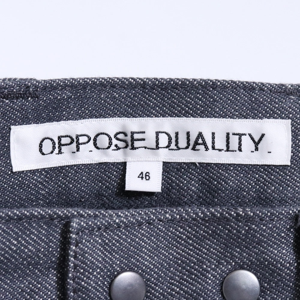 OPPOSE DUALITY 25SS 8-Pocket Panel Wide Denim Gray Size 46