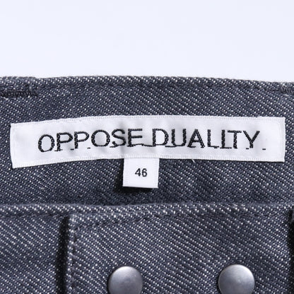 OPPOSE DUALITY 25SS 8-Pocket Panel Wide Denim Gray Size 46