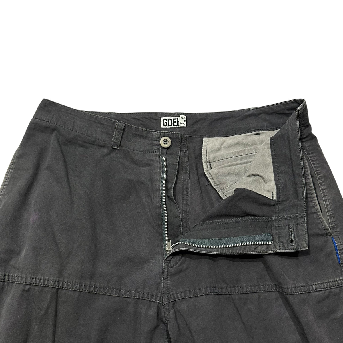GOODENOUGH 90s-00s Drawstring Hem Cotton Pants Gray Size L