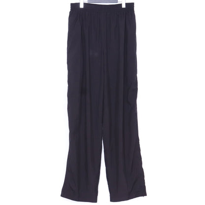 Balenciaga 21SS Black Nylon Zipped Hem Track Pants Size 48