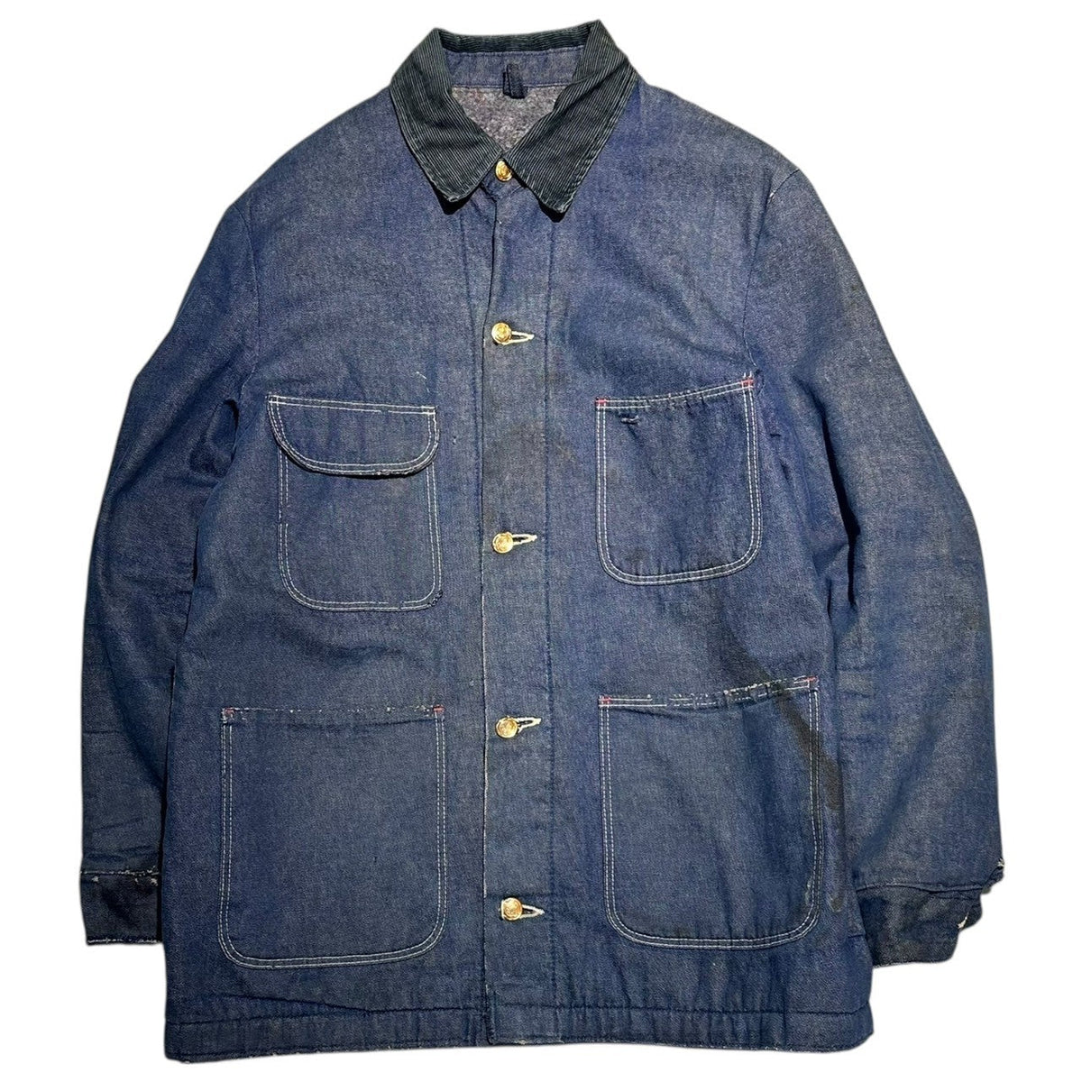 WRANGLER 70s Denim Blanket Coverall Jacket Size 38