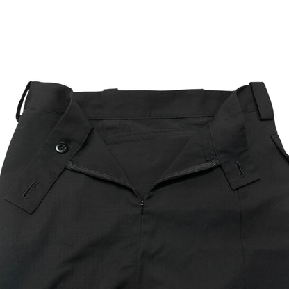 Y's Wool Gabardine Big Flap Pocket Skirt Size 2