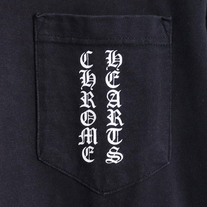 Chrome Hearts Old Scroll Label Arm T-Shirt Black Size S