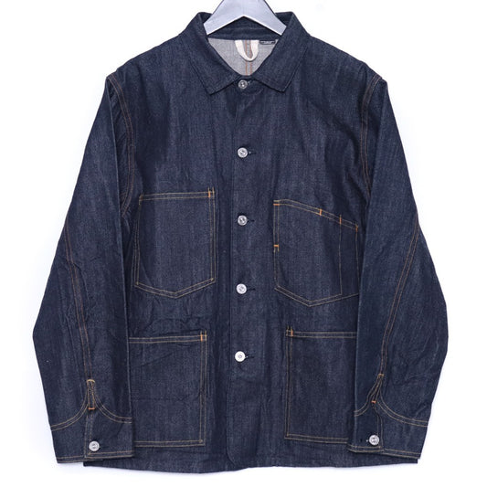 CANTON OVERALLS One Wash Denim Jacket Indigo Size 38