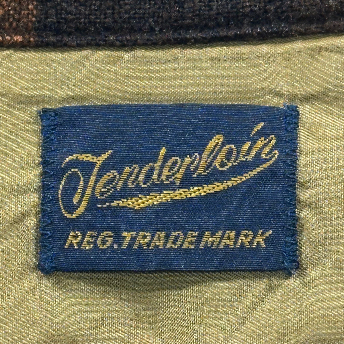 TENDERLOIN Buffalo Check Wool Long Sleeve Shirt Size S