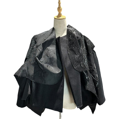 COMME des GARCONS S/S 2026 Mixed-Media Jacket Size XS