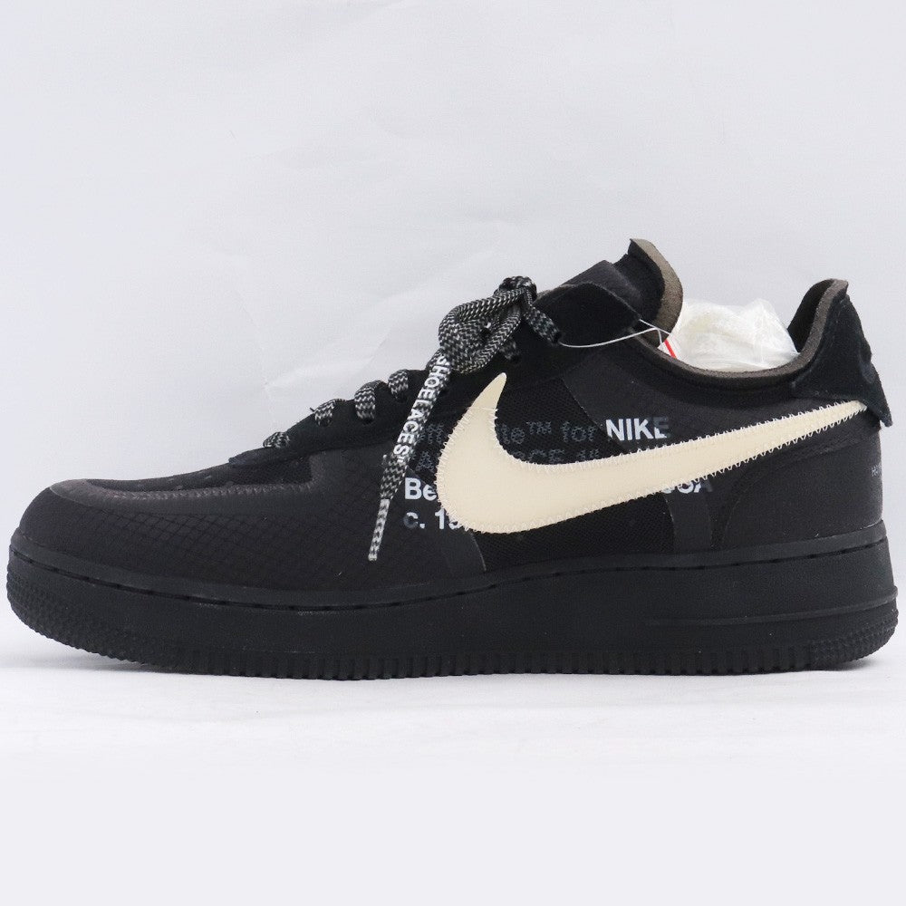 Off-White Nike The 10 Air Force 1 Black Sneakers Size 26cm