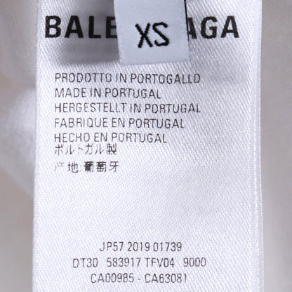 Balenciaga Shifted T-Shirt 19AW White Size XS