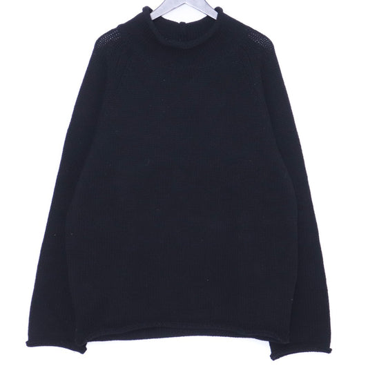 MASSES 23AW Mock Neck Sweater Black Size M