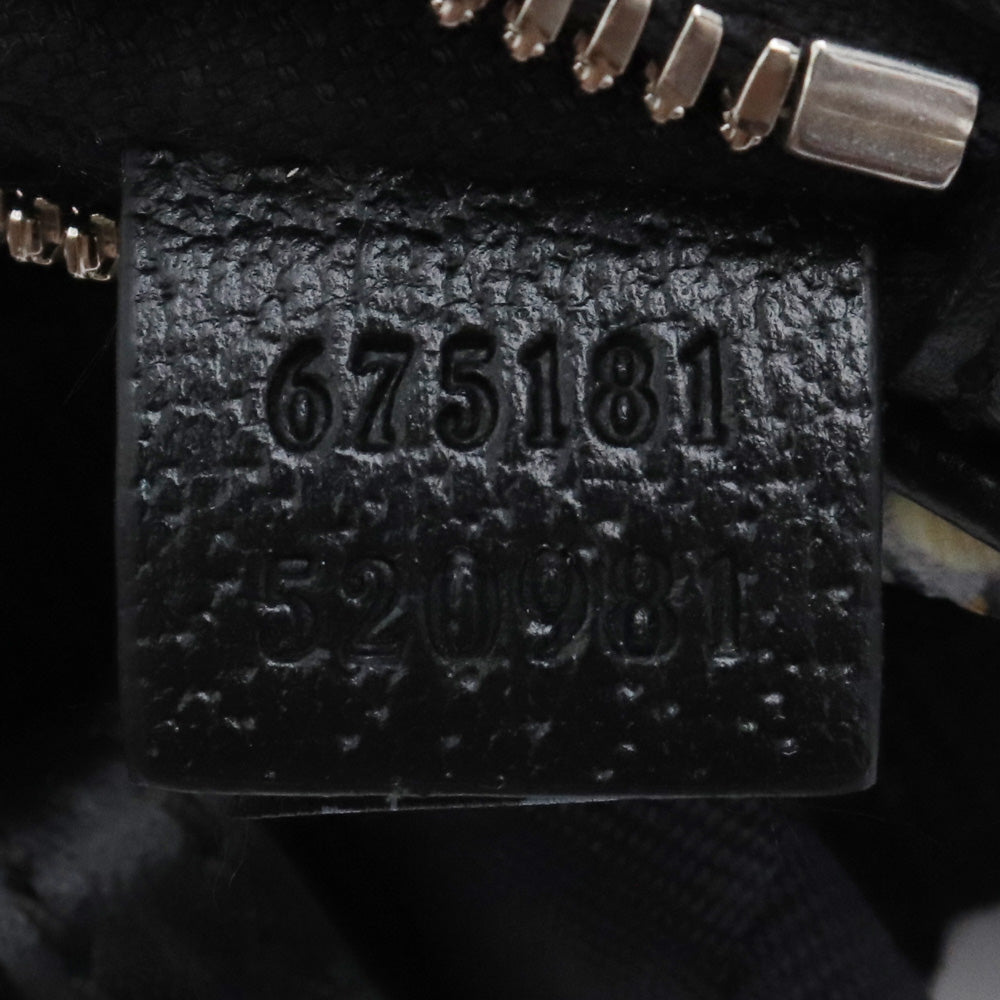 GUCCI GG Supreme Tiger Print Waist Bag Black Size 90