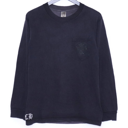 CHROME HEARTS OLD CH Plus Back Print T-Shirt Black Size S