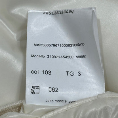 MONCLER 21SS PARK GILET Logo Down Vest Yellow Size 3