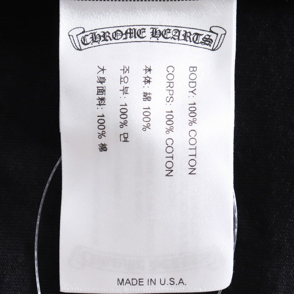 Chrome Hearts Neck Logo Long Sleeve Pocket Tee Size L