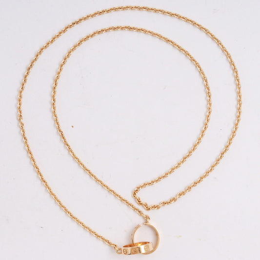 CARTIER Baby Love K18YG Necklace Yellow Gold Size F