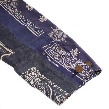 READYMADE Bandana Burn Coat Navy Size 2