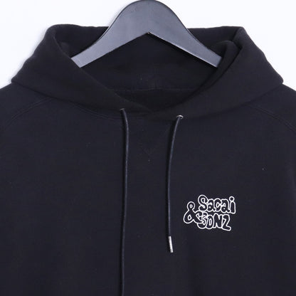 Sacai GONZ ONE LOVE Hoodie Black Size 3